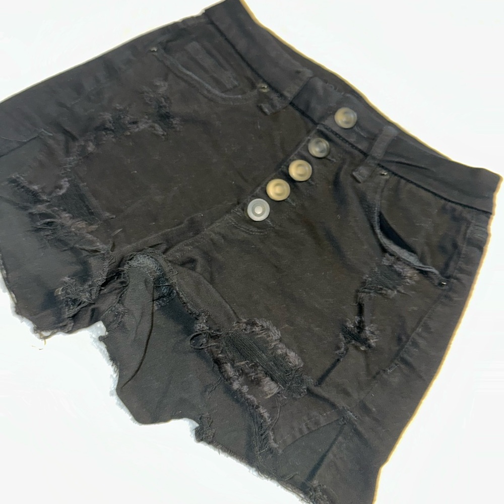 Size 6 Stylish Black Distressed Women Shorts. MUST BE BUNDLED